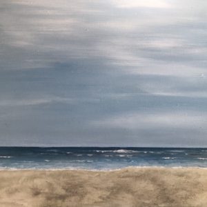 Diesig, acrylics on canvas, 50x70 cm, 2025. Copyright © VG Bild-Kunst, Bonn 2025.